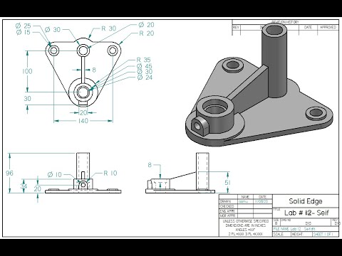 Learning Solid Edge - Lab 12