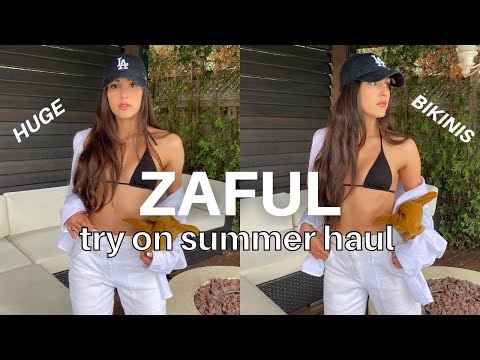 HUGE Zaful TRY-ON Summer Haul | affordable bikini haul 2021