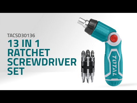 Features & Uses of Total Ratchet Screwdriver 13in1