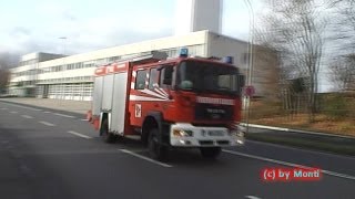 preview picture of video 'Mülltonnen Express (HLF 2) BF Koblenz + Alarmgong + Alarmdurchsage (HD)'