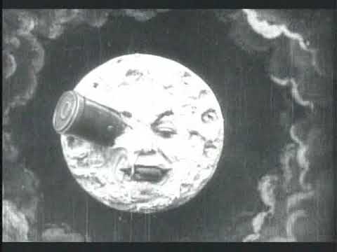 Thumbnail of the video: 1902 Georges Méliès Le voyage dans la lune A trip to the moon Short movie court Silent Muet