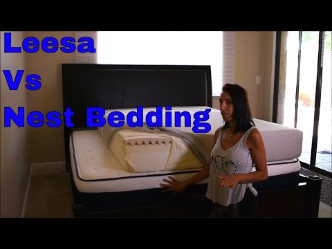 Leesa vs Nest Bedding alexander hybrid mattress review and comparison