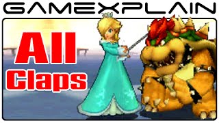 Smash Bros 3DS: All Clapping Animations (No Contest Screen)