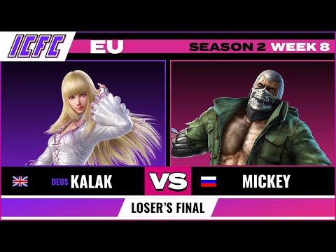 DEUS Kalak (Lili/Kunimitsu) vs Mickey (Bryan) ICFC EU: Season 2 Week 8 - Loser's Final