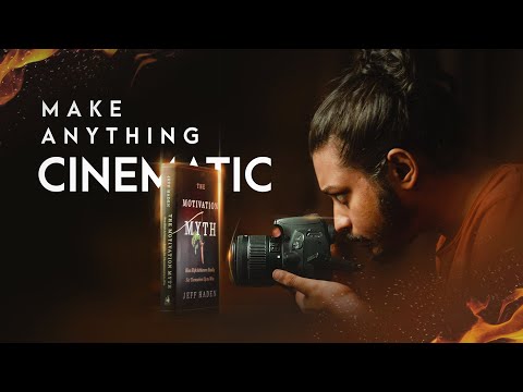 How to make Any Object Look CINEMATIC / Cinematic Product shoot at HOME.