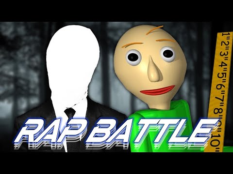 【RAP BATTLE】 Baldi vs Slender Man