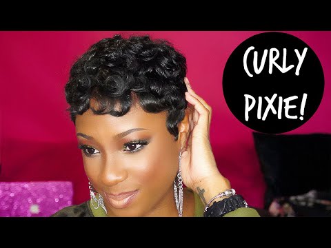 HOW TO: Achieve The CURLY PIXIE Hairstyle | Lorissa...