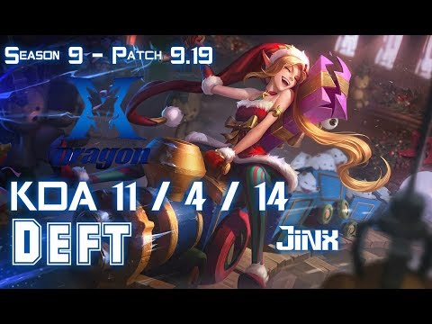KZ Deft JINX vs KAI'SA ADC - Patch 9.19 KR Ranked