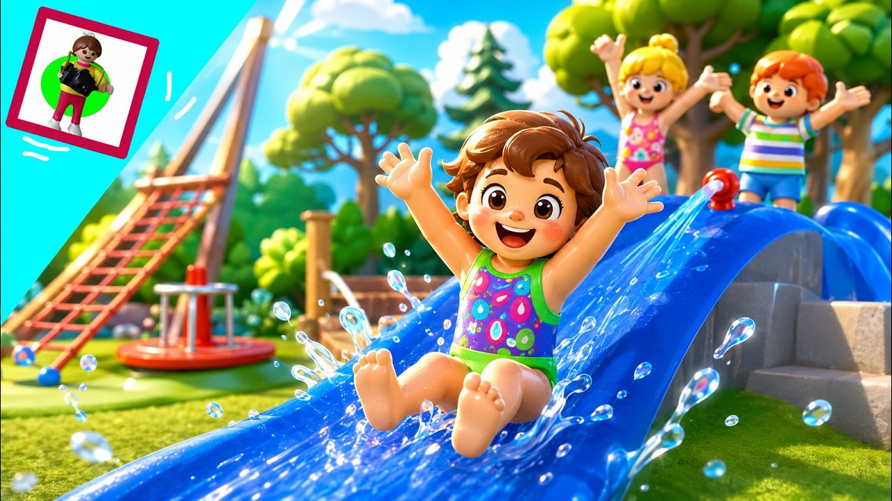 Playmobil Film "Der große mega Rutschen Sommerspass" Familie Jansen / Kinderfilm / Kinderserie