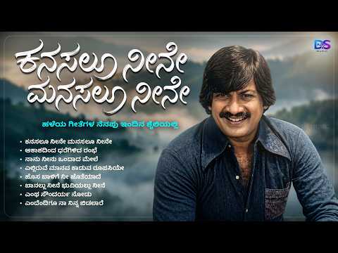 ಕನಸಲೂ ನೀನೇ ಮನಸಲೂ ನೀನೇ | Evergreen Hits of Ananth Nag | Kannada Old Songs Remix | Kannada Retro Songs