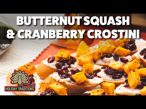 Butternut Squash Crostini | Holiday Traditions | recteq