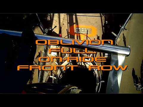 Oblivion front seat onride HD POV Alton Towers