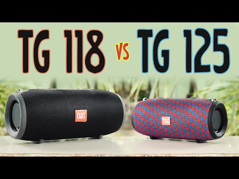 T&G  TG 118 vs T&G TG125 Bluetooth Speaker Comparison Review
