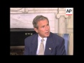 Bush meets Chilean president, comments on Iran and 9/11