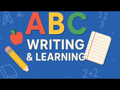 ABC Writing and Learning for kids & Toddlers #abcd