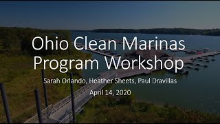 Ohio Clean Marinas Program Workshop