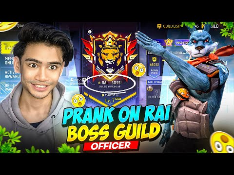 PRANK ON RAI BOSS GUILD OFFICER || THE STAR