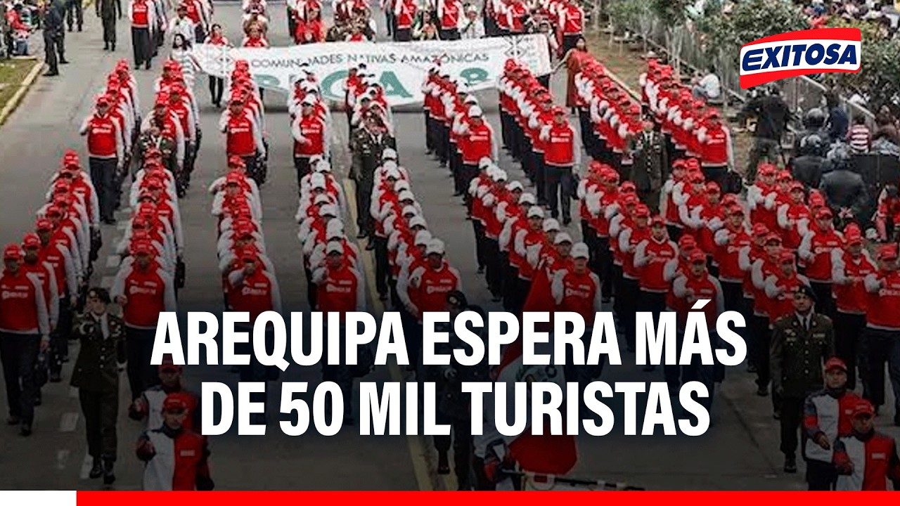🔴🔵Arequipa espera recibir a más de 50 mil turistas durante el feriado largo por Fiestas Patrias 2026