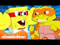 SpongeBob Wrestles EVERYONE In The Ring NEW CROSSOVER Ft TMNT Loud House Nicktoon Universe