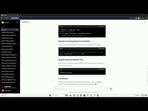 Read Netcdf Into Python