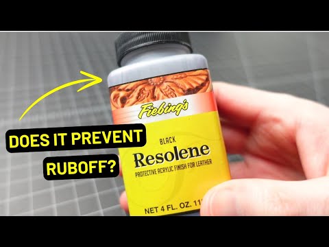 Resolene Acrylic Finish for Leather Working