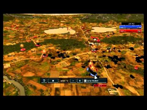 RUSE 3vs3 online multiplayer fight with commentary from the belgian warlord.