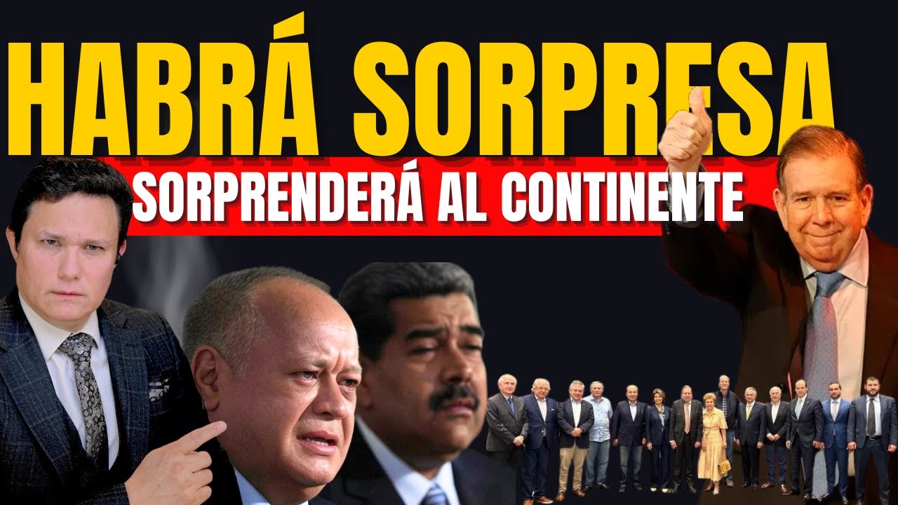 SORPRENDERÁN AL CONTINENTE CON UNA SORPRESA DE EDMUNDO, MARIA CORINA Y ALIADOS