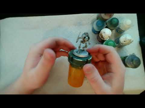 Painting a Nihilakh Dynasty Necron Crypto Thrall