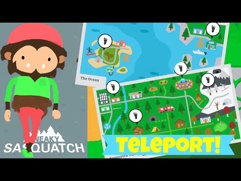 How To Unlock Every Teleportation Spot! - Sneaky Sasquatch