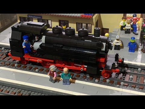 Unsere Lego BR 64 Dampflokomotive - Aufbau, Technik und Details des mocs