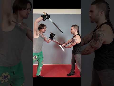 Can Dual Wielding SAVE Reverse Grip? #sword #martialarts #funny
