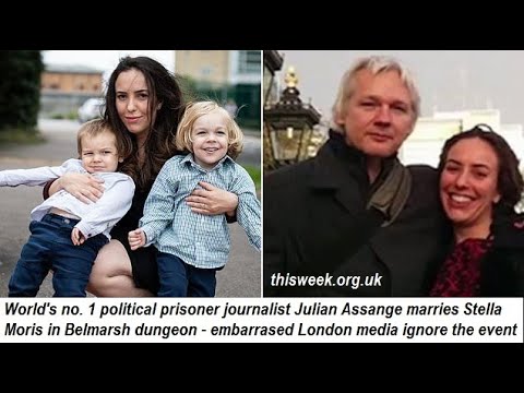 Worlds No 1 Political Prisoner Julian Assange Marries Stella Moris in Belmarsh Medieval Dungeon