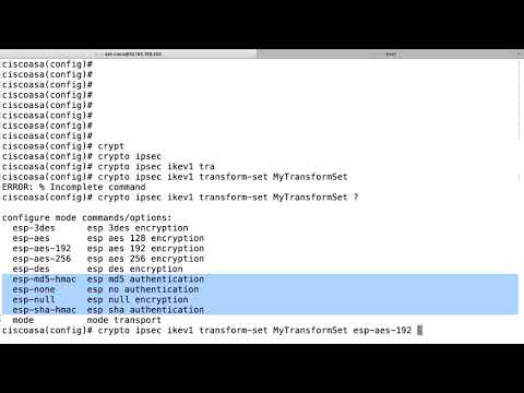 050-Configuring Phase 2 Parameters of cisco firewall (ASA)