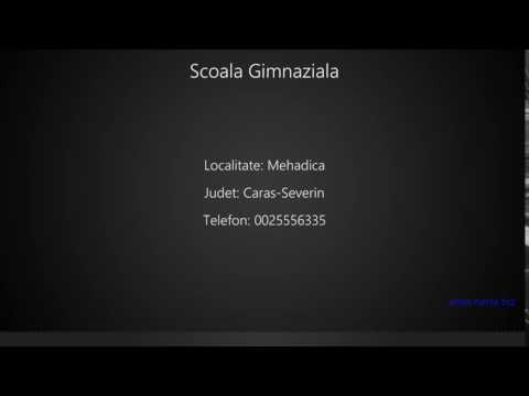 Scoala Gimnaziala Mehadica
