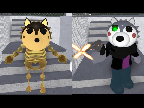 Skelleton Willow vs Willow Jumpscare - Roblox Piggy RP