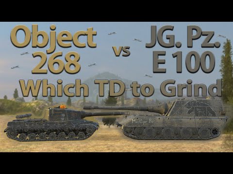 WOT Blitz Face Off || Obj. 268 vs JG. Pz. E 100