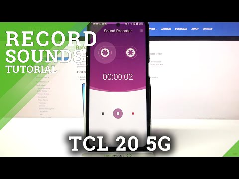 How to Record Sounds in TCL 20 5G – Use Voice Recorder