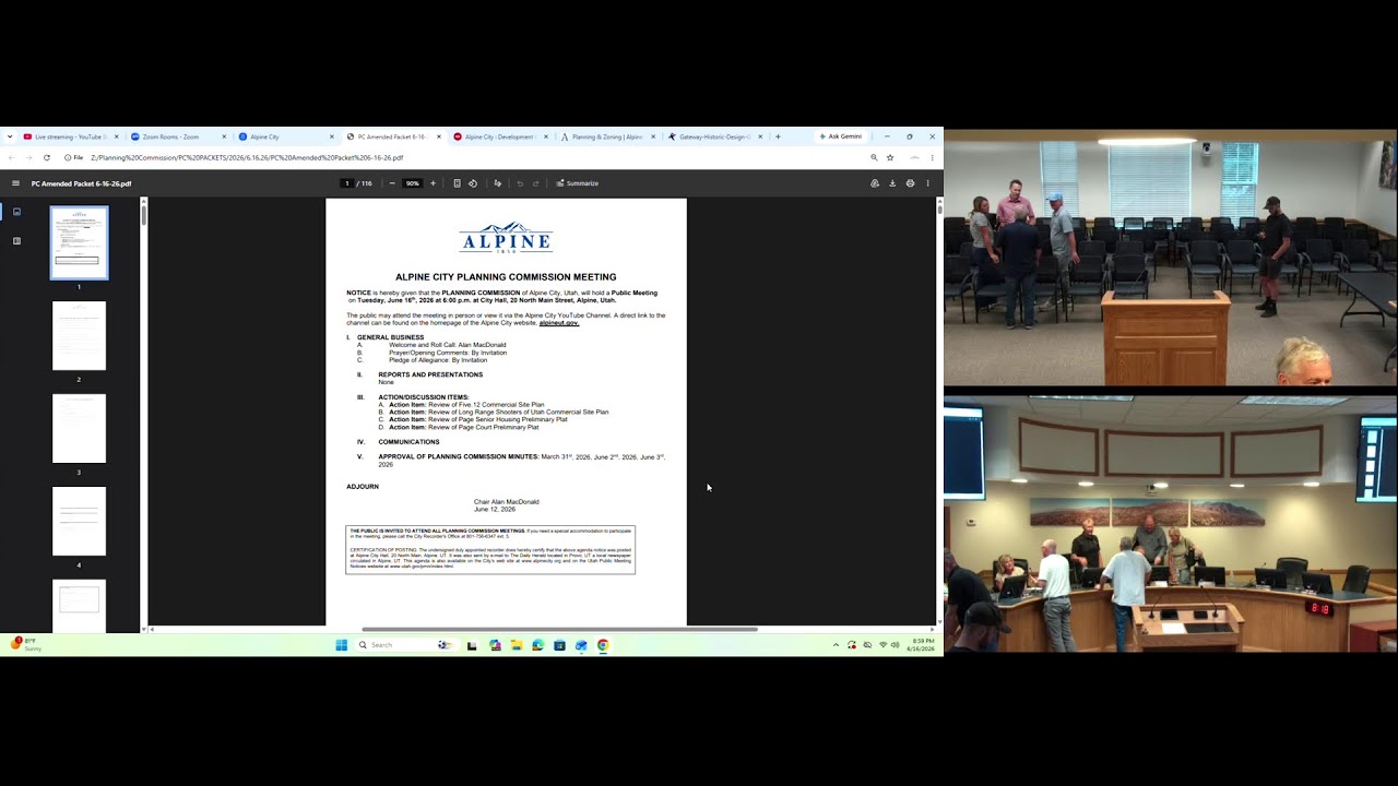 Planning Commission - June 16, 2026