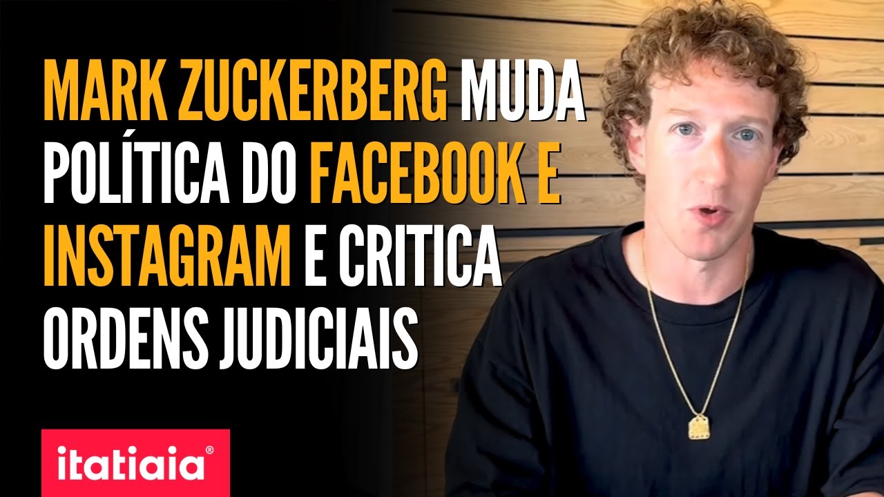 MARK ZUCKERBERG, DONO DO FACEBOOK E INSTAGRAM, ANUNCIA MUDANÇAS NAS REDES SOCIAIS