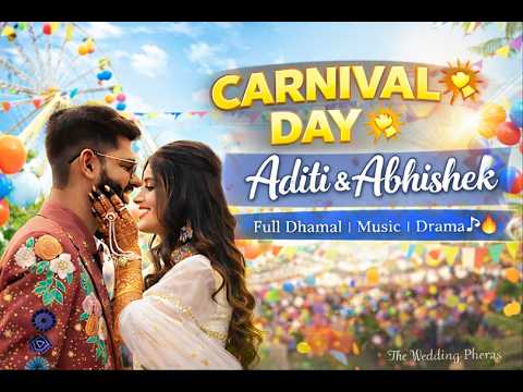 Still from The Carnival, a film for Aditi & Abhishek