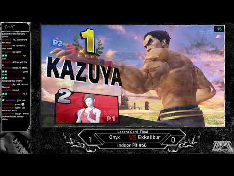 The Indoor Pit #60 | Losers Semi-Finals | Onyx (Kazuya) vs Exkalibur (Wii Fit Trainer)