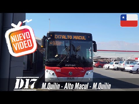 Transporte de Santiago|Foton Ebus U12SC Eléctrico|D17 M.Quilin-Alto Macul-M.Quilin|STU|SPBF46|