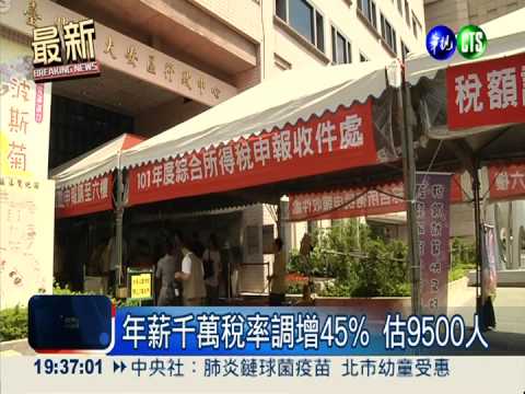 健全財政! 財部擬調增"富人稅"