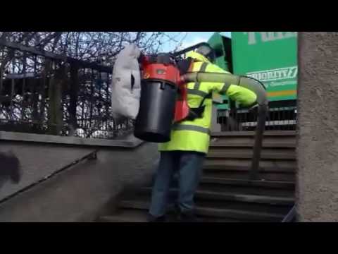 Sırt tipi portatif vakumlu yaprak ve çöp toplama makinası-Overton HV 75