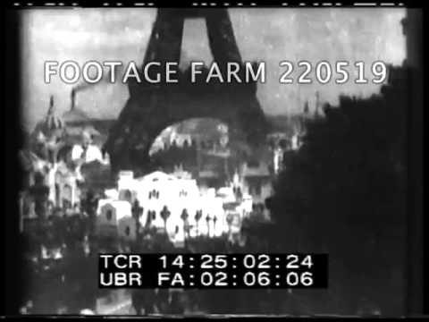 Paris 1900 World's Fair, Trocadero - 220519 17 | Footage Farm