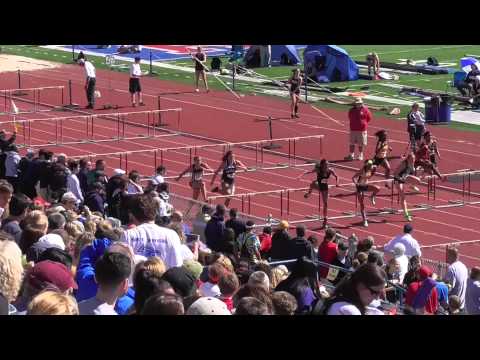 05-23-2015_100751    STATE CHAMPIONSHIPS  AAA  GIRLS SEMI  100 M HURDLES HEAT  1