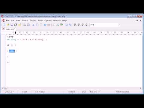Beginner PHP Tutorial 44 Expression Matching