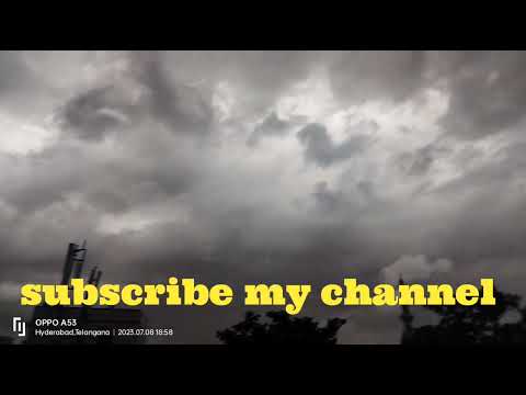 Kukatpally lo kammesina aakaasham mabbulu