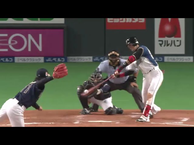 【3回裏】ファイターズ・陽 2試合連続マルチ安打となるタイムリー!! 2016/8/18 Bs-H