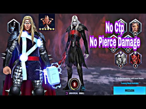 No Pierce Damage & No Ctp | Herald Of Thunder Thor Clear Knull - Marvel Future Fight